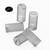 50x Clear Polycarbonate Plastic M8 x 16mm Slotted Grub Screws, Set Screws