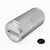 50x Clear Polycarbonate Plastic M8 x 16mm Slotted Grub Screws, Set Screws