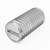 50x Clear Polycarbonate Plastic M8 x 16mm Slotted Grub Screws, Set Screws