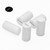50x White Polypropylene Plastic M3 x 6 mm Slotted Grub Screws, Set Screws