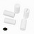 50x White Polypropylene Plastic M3 x 6mm Slotted Grub Screws, Set Screws