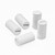 50x White Polypropylene Plastic M3 x 6mm Slotted Grub Screws, Set Screws