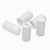 50x White Polypropylene Plastic M3 x 6mm Slotted Grub Screws, Set Screws