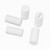 50x White Polypropylene Plastic M3 x 6mm Slotted Grub Screws, Set Screws