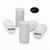 50x White Polypropylene Plastic M6 x 12mm Slotted Grub Screws, Set Screws