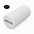 50x White Polypropylene Plastic M6 x 12mm Slotted Grub Screws, Set Screws
