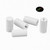 50x White Polypropylene Plastic M6 x 12 mm Slotted Grub Screws, Set Screws