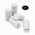 50x White Polypropylene Plastic M8 x 16mm Slotted Grub Screws, Set Screws