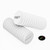 50x White Polypropylene Plastic M4 x 10mm Slotted Grub Screws, Set Screws