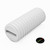 50x White Polypropylene Plastic M4 x 10mm Slotted Grub Screws, Set Screws