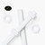 2x White Polypropylene (PP) M16 x 300mm Threaded Rods, Studding + 4 Nuts