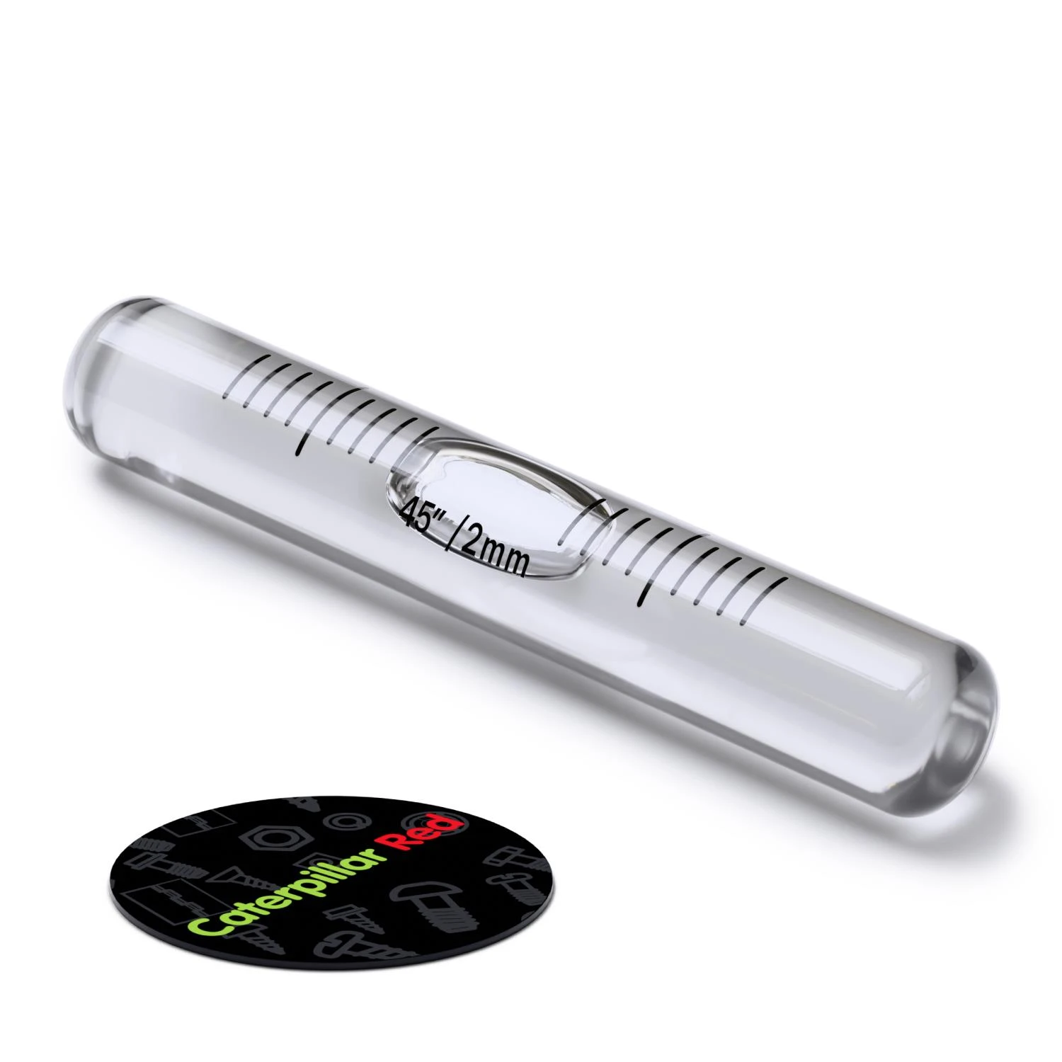 Replacement Level Glass Vial, Spirit Bubble Level, No Nib, 70 mm x 11 mm