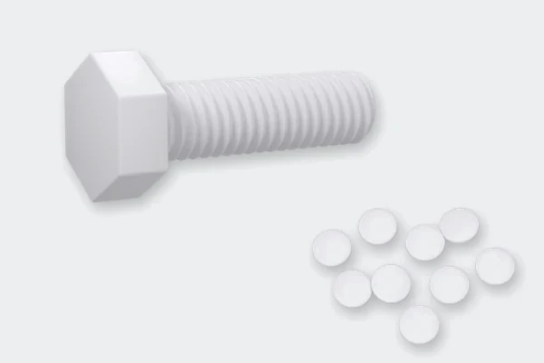 A PTFE sample