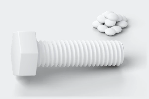 A PTFE sample