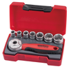 teng T1408 8pc 1/4" dr socket set w/mini ratchet teng T1408 8pc 1/4" dr socket set w/mini ratchet