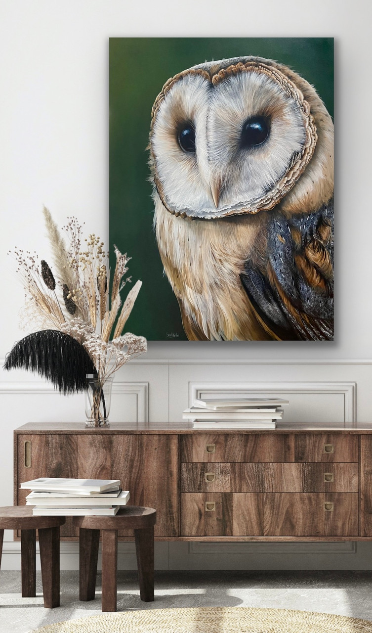 Barn owl original painting