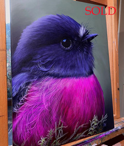 Original Painting 'pink robin' Original Painting 'pink robin'