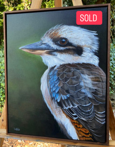 Original Acrylic on canvas painting Australian Bird Series ‘kookaburra’ Original Acrylic on canvas painting Australian Bird Series ‘kookaburra’