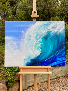 NEW Original series from Sarah seascape 'Ocean wave II’ acrylic painting NEW Original series from Sarah seascape 'Ocean wave II’ acrylic painting