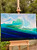 NEW Original series from Sarah seascape 'Ocean wave I ' acrylic painting