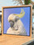 Original Painting as part of my Natural Tasmanian 0ak framed portrait series Sulphur Crested Cockatoo