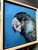 Original Painting as part of my oak framed Australian bird series Baudin's Black Cockatoo