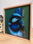 Original Painting as part of my oak framed Australian bird series Male Superb Wren lll