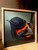 Original Painting as part of my oak framed Australian bird series Red backed Fairy Wren