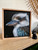 Original Painting as part of my oak framed Australian bird series Laughing Kookaburra