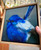 Original Painting as part of my oak framed Australian bird series White Winged Fairy Wren