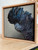 Original Painting as part of my oak framed Australian bird portrait series Male Red-tail Black Cockatoo 