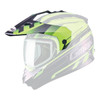 GMax GM11D Dual Sport Helmet Replacement Visor - Hi Visibility Green