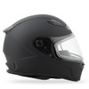 GMax FF49 Sektor Snow Helmet-Flat Black - side view