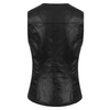 Womens-Five-Snap-Leather-Vest-Conceal-Carry-Pocket-Back-View