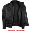 Advanced Vance VL1623B Mens All Weather Season CE Armor Mesh Motorcycle Jacket