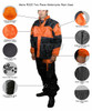 Mens RS25 Two Piece Motorcycle Rain Gear - Infographics