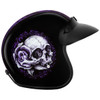 Daytona Cruiser Floral Skull Helmet - Right