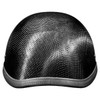 Daytona Novelty Eagle Carbon Fiber Half Helmet - Back-View