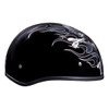 Daytona Skull Cap Cross Bones Half Helmet - Left-View