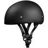 Daytona Skull Cap Half Helmet - Flat Black