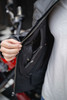 Mens VL531 Premium Racer Leather Commuter Motorcycle Jacket - inside pocket