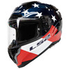 LS2 Challenger Carbon Americarbon Helmet