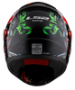 LS2 Rapid Happy Dream Glow In The Dark Helmet - back view