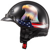 LS2 Bagger Murica Eagle Half Helmet - Side View