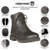 Highway 21 RPM Lace Up Motorcycle Riding Boots - Infographics