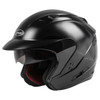 GMax 2021 OF77 Open Face Helmet-Black-Visor-View