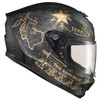 Scorpion EXO-R420 Lone Star Helmet-Black/Gold-Side-View