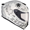 Scorpion EXO-R420 Lone Star Helmet-White-Side-View