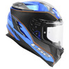 LS2 Challenger GT Boss Helmet-Black/Blue-Side-View