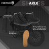 Highway 21 Axle Black/White Shoes - Info Graphics